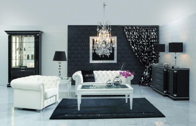 50 crystal edition 634x408 15 Everlasting Black And White Combination Ideas For The Living Room