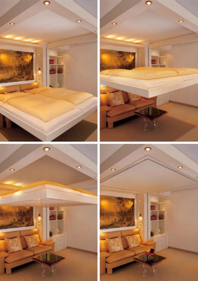 15 Original Space Saving Beds Show How Much Space A Single Piece Of Furniture Can Save designrulz Space Saving Beds and Bedrooms 5 634x900 15 Original Space Saving Beds Show How Much Space A Single Piece Of Furniture Can Save
