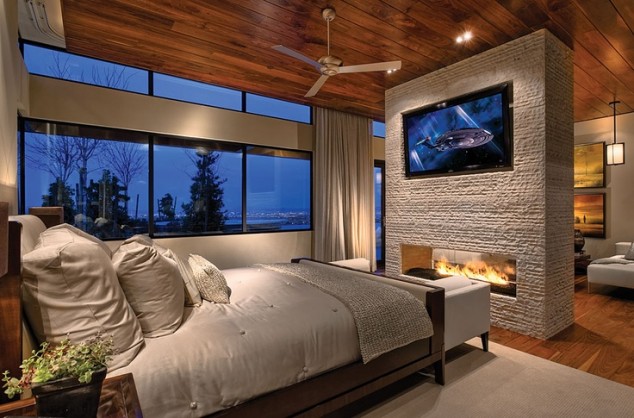 fireplace 10 634x418 15 Elegant And Inspiring Master Bedroom Fireplace Ideas