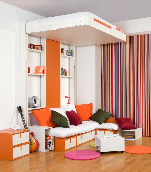 15 Original Space Saving Beds Show How Much Space A Single Piece Of Furniture Can Save good space saving bed with 10 great space saving beds 634x723 15 Original Space Saving Beds Show How Much Space A Single Piece Of Furniture Can Save