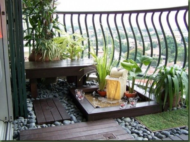 gradina japoneza balcon 634x476 Make Your Balcony Look More Beautiful With These 15 Lovable Mini Gardens