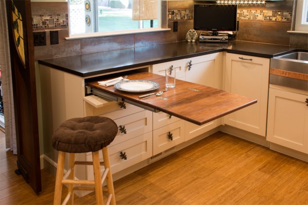 15 Ideas How To Maximize And Creatively Arrange The Space In Your Small Kitchen konyhabutorbol kihuzhato etkezo praktikus es helytakarekos 20150622 1739781691 634x423 15 Ideas How To Maximize And Creatively Arrange The Space In Your Small Kitchen