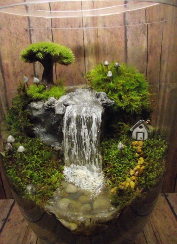 15 Miniature Terrariums Masterpieces To Draw Creative Inspiration From mini zen garten bastelideen wohnung wasser 15 Miniature Terrariums Masterpieces To Draw Creative Inspiration From