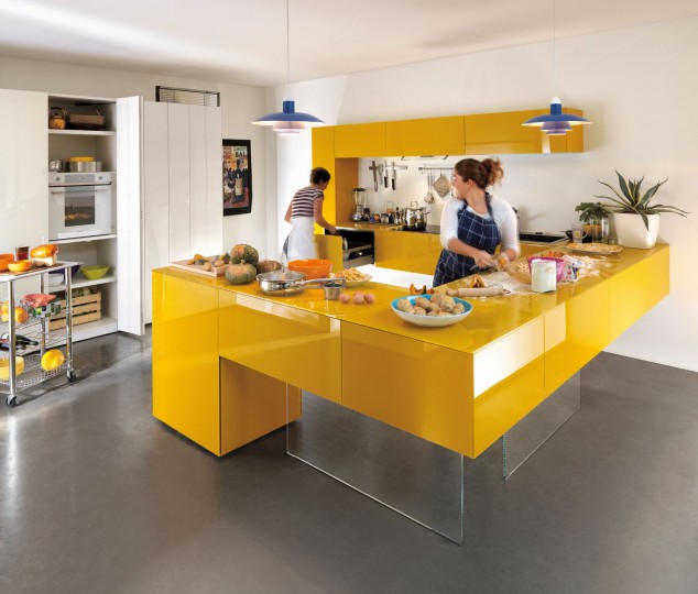 14 Ideas For Modern Colorful Kitchen Décor o67 Cskarlin.cz LAGO kuchyne kompozice c. 280 lakovane tvrzene sklo 634x540 14 Ideas For Modern Colorful Kitchen Décor