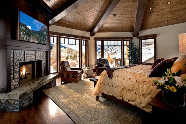 oakley ranch 02 634x423 15 Elegant And Inspiring Master Bedroom Fireplace Ideas