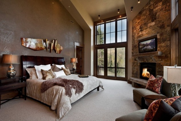 15 Elegant And Inspiring Master Bedroom Fireplace Ideas practically using the space in attic bedroom with chimney mike 634x423 15 Elegant And Inspiring Master Bedroom Fireplace Ideas