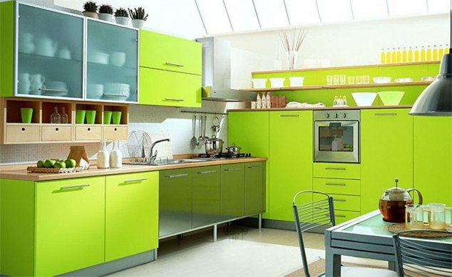 salatovaya kukhnya25 2 634x388 14 Ideas For Modern Colorful Kitchen Décor