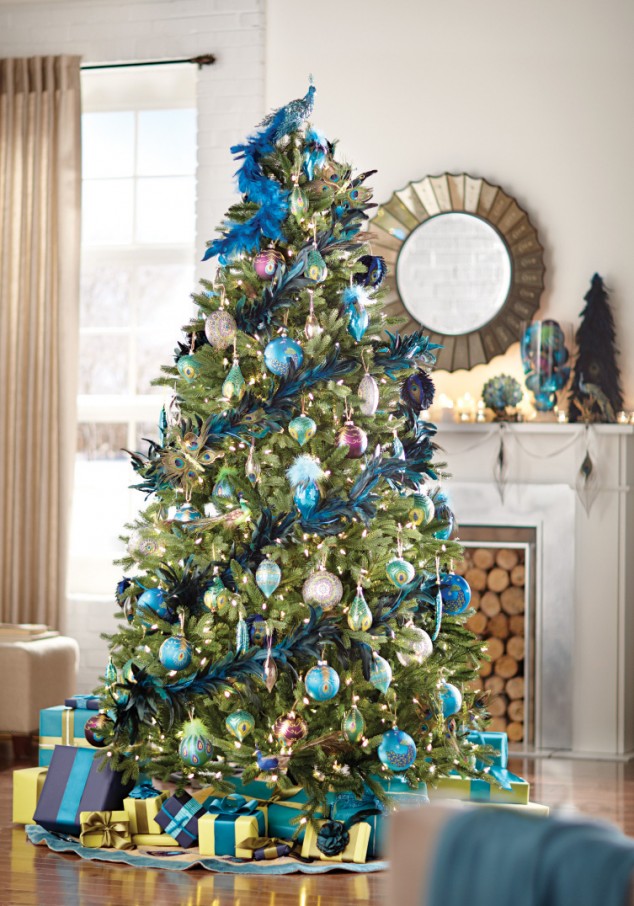 16 Ideas How To Decorate Your Christmas Tree And Bring The Magic Into Your Home 48f107868f00a9b03061aca401e19455 634x906 16 Ideas How To Decorate Your Christmas Tree And Bring The Magic Into Your Home
