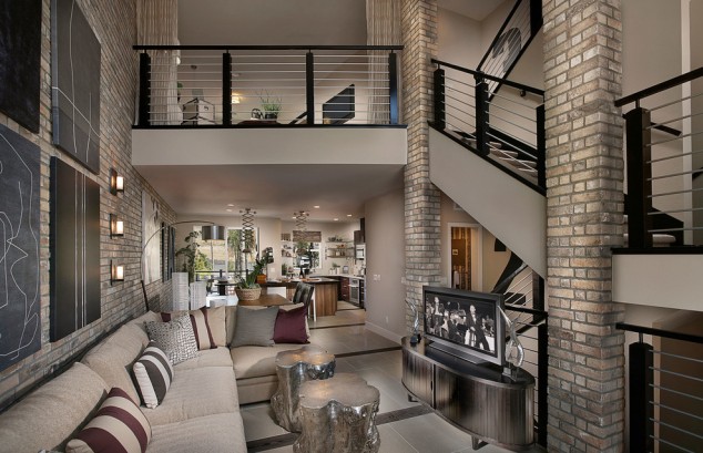 14 Examples Of Sensational Stone And Tile Accent Walls In The Living Room Cool Coronado Stone decorating ideas for Living Room Contemporary design ideas with Cool beige painted wall 634x409 14 Examples Of Sensational Stone And Tile Accent Walls In The Living Room