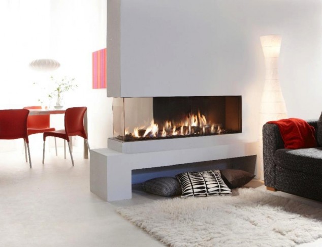  15 Ultra Modern Two Sided Fireplaces That Make A Real Wow Addition In Your Home