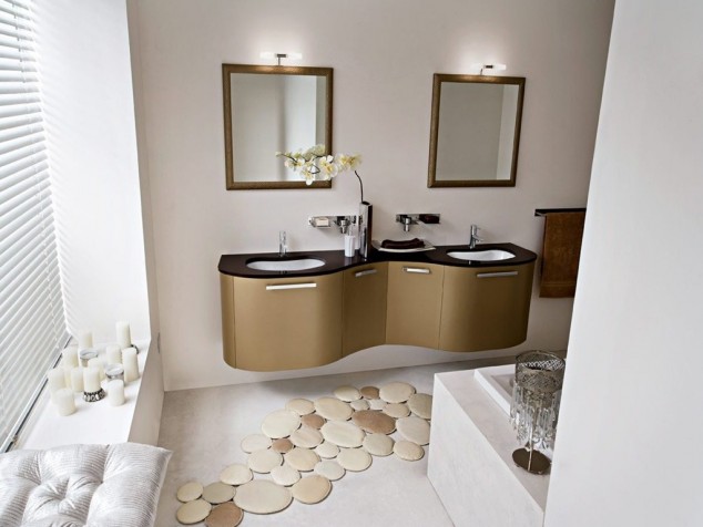 12 Striking Rugs That Will Embellish Your Bathroom Karpet Kamar Mandi 634x476 12 Striking Rugs That Will Embellish Your Bathroom