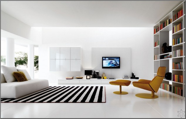 Pemilihan Interior Minimalis Untuk Ruang Tamu Minimalis 634x407 20 Eccentric Carpet Designs That Will Spice Up Your Interior Decor