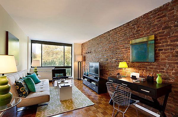 15 Fascinating Accent Brick Walls In The Interior Design That Will Elevate Your Creativity ac8ed187679785c36324759b604e38c9 15 Fascinating Accent Brick Walls In The Interior Design That Will Elevate Your Creativity