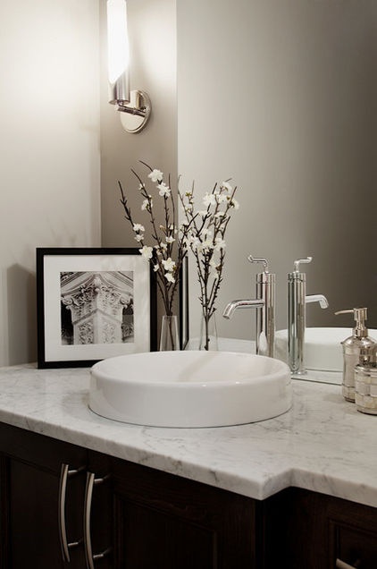 Turn Your Small Bathroom Big On Style With These 15 Modern Sink Designs exclusive design powder room design ideas 17 Turn Your Small Bathroom Big On Style With These 15 Modern Sink Designs