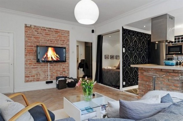 15 Fascinating Accent Brick Walls In The Interior Design That Will Elevate Your Creativity exposed brick walls in addition to exposed brick walls apartment as another inspiration for your Interior design 132 634x421 15 Fascinating Accent Brick Walls In The Interior Design That Will Elevate Your Creativity