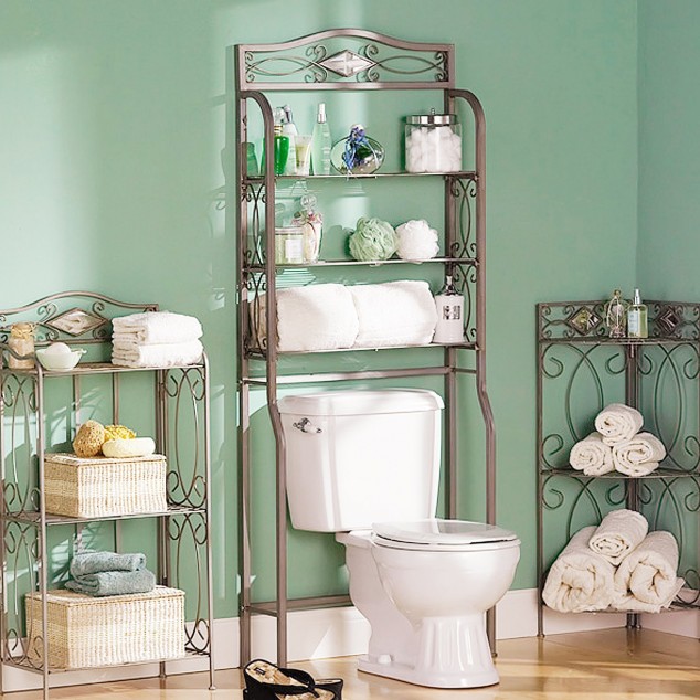 16 Inspirational Bathroom Storage Ideas That Combine Functionality With Creativity image above the toilet storage hd wallpaper 634x634 16 Inspirational Bathroom Storage Ideas That Combine Functionality With Creativity