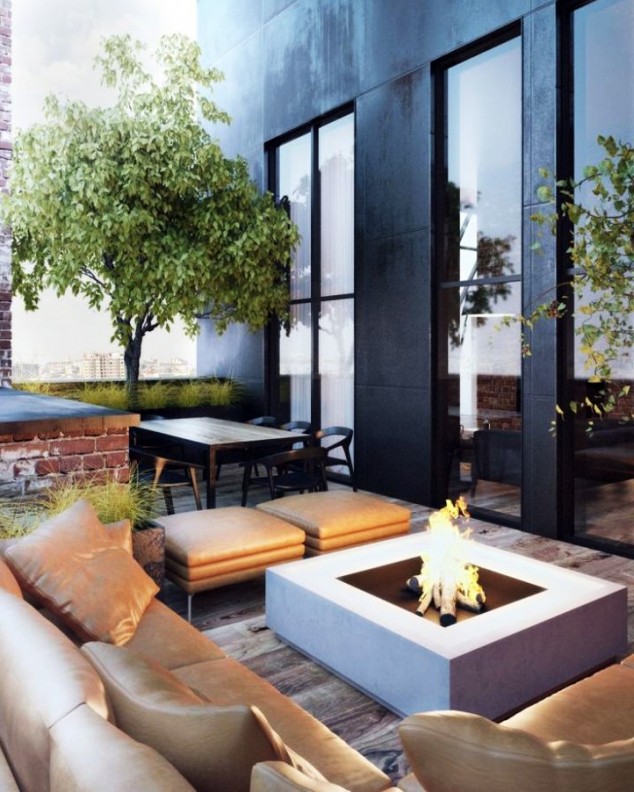 15 Magnificent Sunken Designs Ideas For Your Garden That Will Leave You At Awe kominek w ogrodzie12 634x792 15 Magnificent Sunken Designs Ideas For Your Garden That Will Leave You At Awe