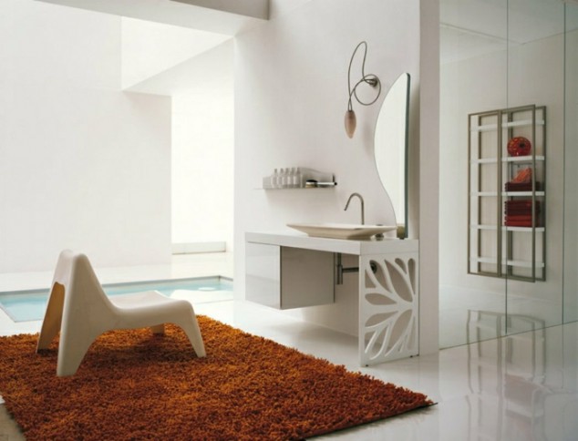 12 Striking Rugs That Will Embellish Your Bathroom large bathroom rug 634x484 12 Striking Rugs That Will Embellish Your Bathroom