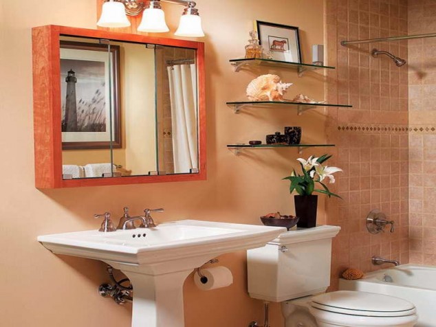 modern bathroom vanity lights 634x476 16 Inspirational Bathroom Storage Ideas That Combine Functionality With Creativity