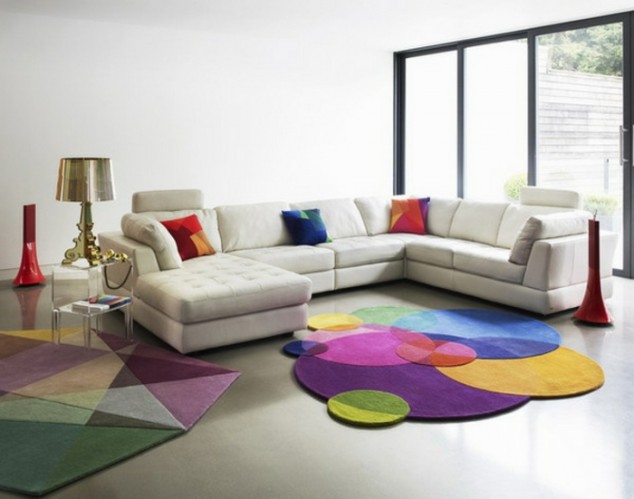 moderne teppiche originelles interieur 634x499 20 Eccentric Carpet Designs That Will Spice Up Your Interior Decor