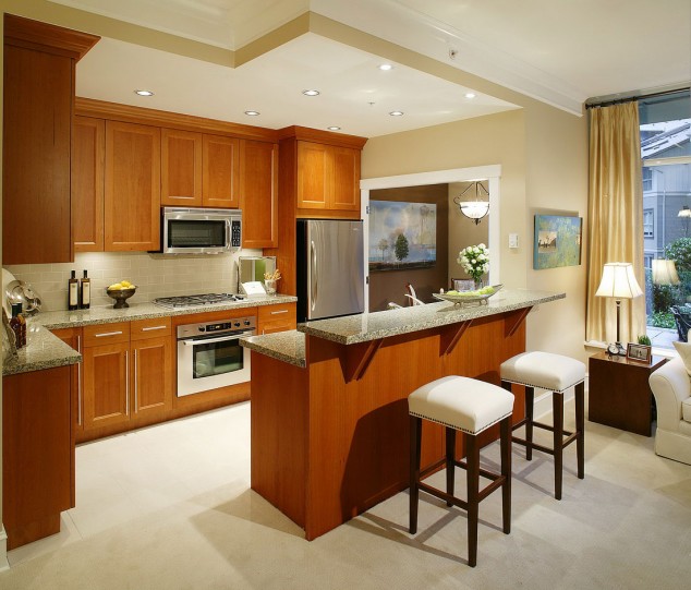 16 Stylish Ideas How To Make The Wood A Dominant Material In Your Modern Interior Design room interior decoration kitchen home 634x541 16 Stylish Ideas How To Make The Wood A Dominant Material In Your Modern Interior Design
