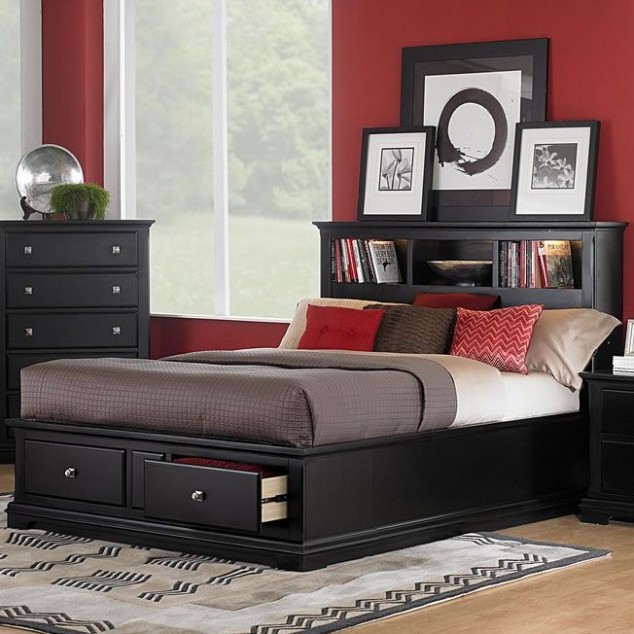 158c49afe39ccdbdefe144e70649914e 634x634 12 Ideas For Beds With Drawers To Get Extra Storage Space In Your Bedroom