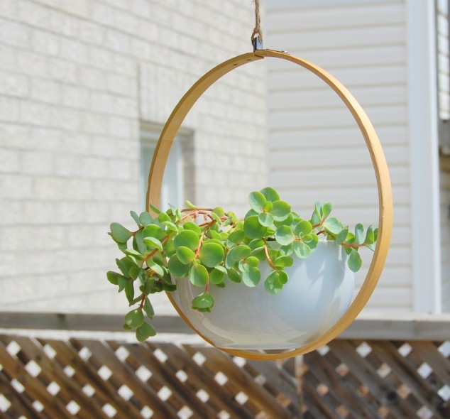 12 Excellent DIY Hanging Planter Ideas For Indoors And Outdoors DIY Hanging Planter 634x590 12 Excellent DIY Hanging Planter Ideas For Indoors And Outdoors