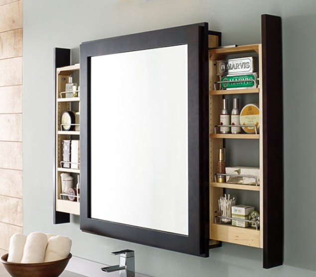 15 Amazing And Smart Storage Ideas That Will Help You Declutter The Bathroom Mirror 634x557 15 Amazing And Smart Storage Ideas That Will Help You Declutter The Bathroom