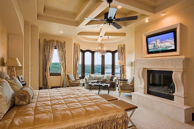 16 Contemporary And Modern Bedroom Designs With TV b4e4d9b41f68190cdd24718b8795e346 634x422 16 Contemporary And Modern Bedroom Designs With TV