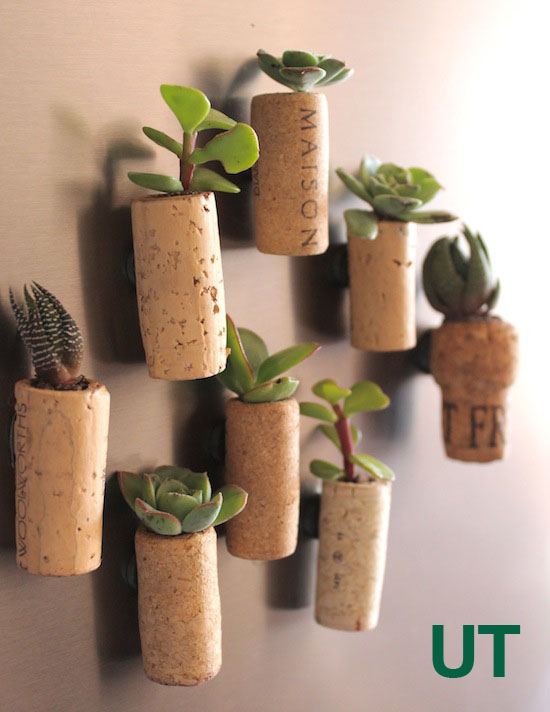 cork planters UT 15 Simple But Creative DIY Ideas To Grow Plants And Decorate Your Home And Garden