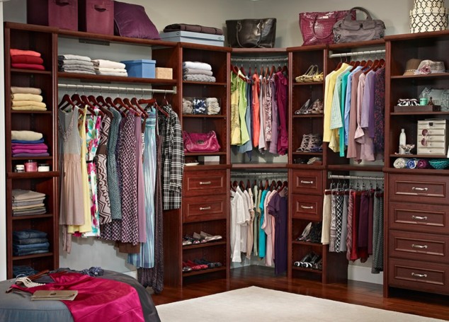 15 Inspirational Closet Organization Ideas That Will Simplify Your Life do it yourself wood closet systems 634x455 15 Inspirational Closet Organization Ideas That Will Simplify Your Life