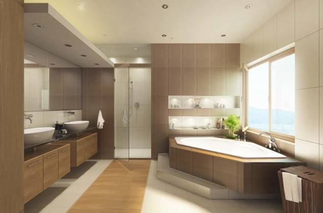 17 Extremely Modern Bathroom Designs That Exude Comfort And Simplicity free bathrooms ideas hd wallpaper 634x419 17 Extremely Modern Bathroom Designs That Exude Comfort And Simplicity