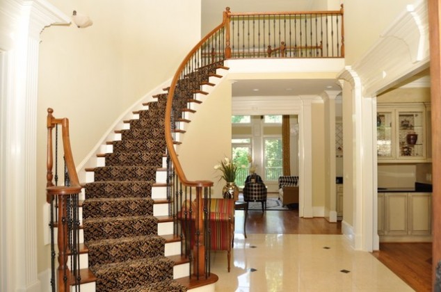 mediterranean staircase 634x420 18 Awesome Foyer Designs That Will Help You Personalize Your Entrance