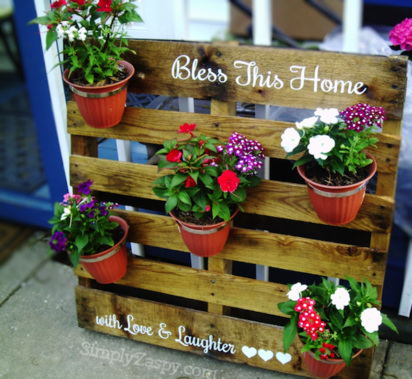 15 Simple But Creative DIY Ideas To Grow Plants And Decorate Your Home And Garden pallet planter 15 Simple But Creative DIY Ideas To Grow Plants And Decorate Your Home And Garden
