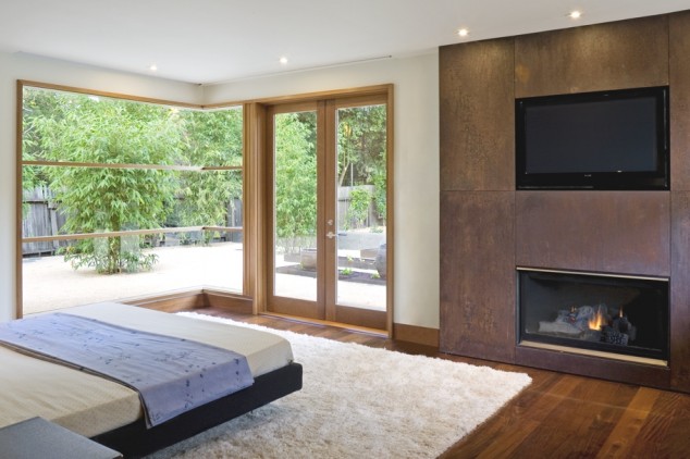 16 Contemporary And Modern Bedroom Designs With TV wheeler residence california 07 634x422 16 Contemporary And Modern Bedroom Designs With TV