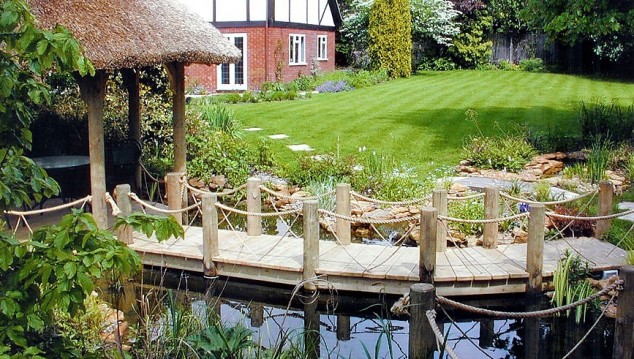 04 Tranquility house 867x491 634x359 21 Brilliant Wooden Garden Bridges That Could Fill The Garden With Beauty And Charm