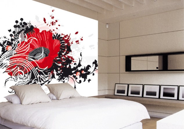 13 Vibrant Wall Designs To Beautify The Bedroom 1198int 634x444 13 Vibrant Wall Designs To Beautify The Bedroom
