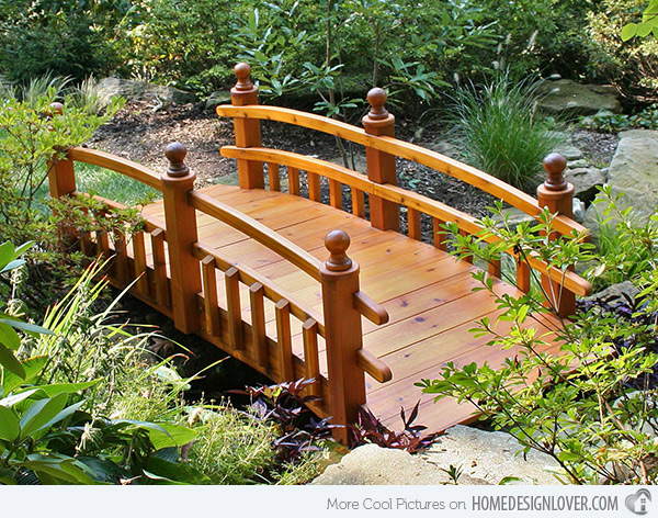 4 Garden Bridges 1840 B 21 Brilliant Wooden Garden Bridges That Could Fill The Garden With Beauty And Charm