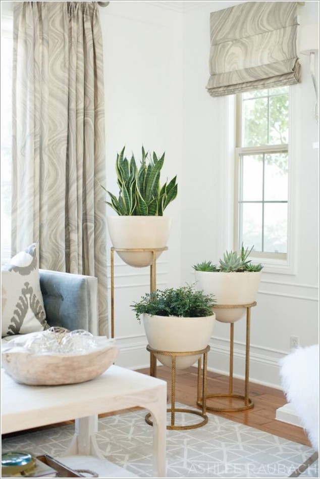 12 Lovely Plant Stands That Are Perfect To Display Your Favorite Plants Indoors AD Amazing Ideas For Indoor Plants 10 634x948 12 Lovely Plant Stands That Are Perfect To Display Your Favorite Plants Indoors