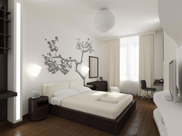 13 Vibrant Wall Designs To Beautify The Bedroom Apartment on Leninskiy Avenue 15 634x476 13 Vibrant Wall Designs To Beautify The Bedroom