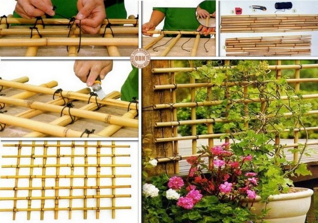 13 Exceptional DIY Trellis Ideas For You Garden How To Make Your Very Own Diy Bamboo Trellis1 634x444 13 Exceptional DIY Trellis Ideas For You Garden