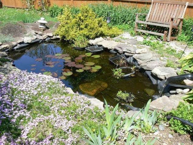 18 Lovely Ponds And Water Gardens For Your Backyard Small Pond Design Backyards to Get Fabulous Garden Design Ideas 634x476 18 Lovely Ponds And Water Gardens For Your Backyard