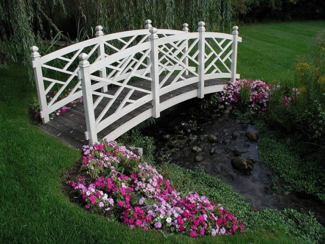  21 Brilliant Wooden Garden Bridges That Could Fill The Garden With Beauty And Charm