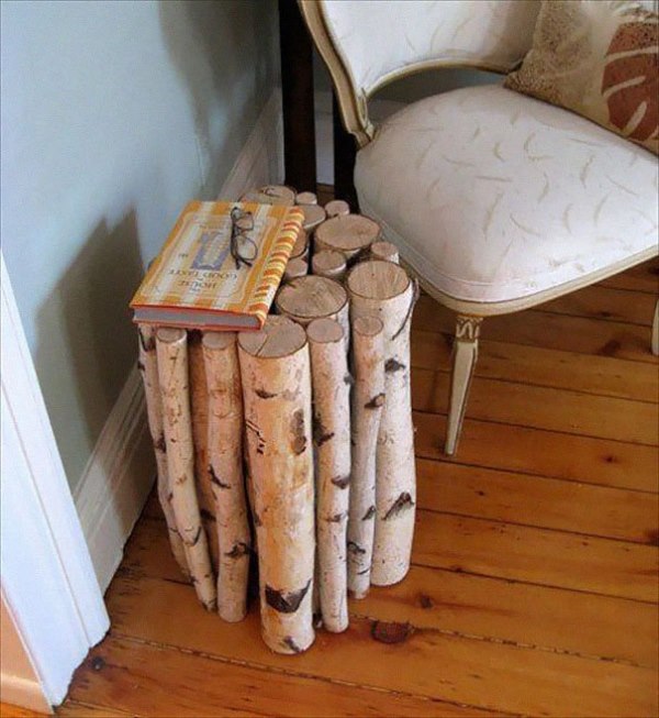 15 Fantastic DIY Home And Garden Wood Log Decorations natur hand made 05 15 Fantastic DIY Home And Garden Wood Log Decorations