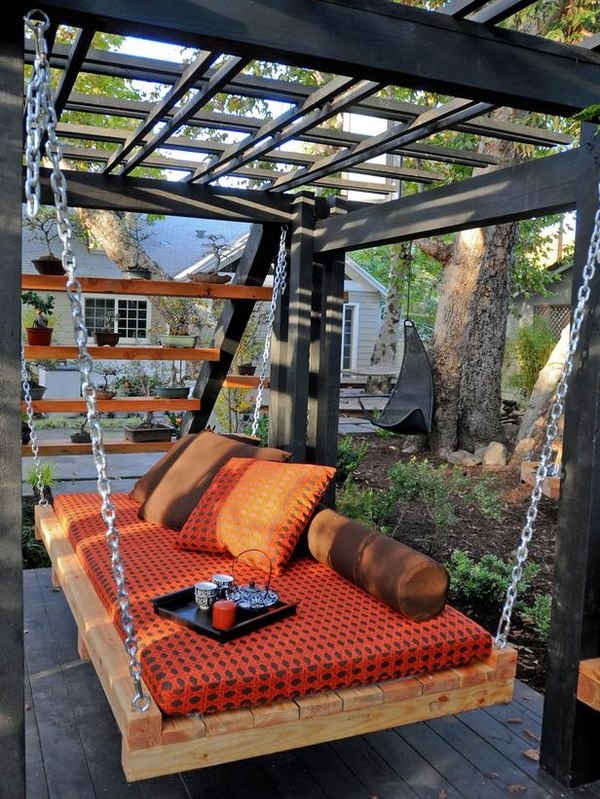 relaxing outdoor hanging beds 33 15 Relaxing Hanging Beds For Absolute Enjoyment