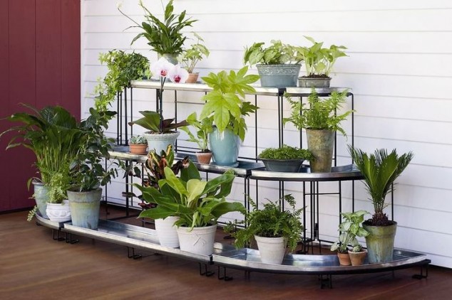 wonderful plant stands indoor 634x422 12 Lovely Plant Stands That Are Perfect To Display Your Favorite Plants Indoors