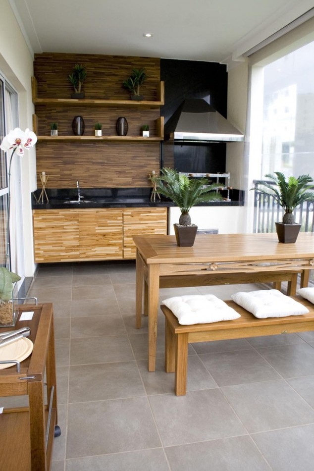 10 Remarkable Ideas For Terrace Kitchen 164 634x951 10 Remarkable Ideas For Terrace Kitchen