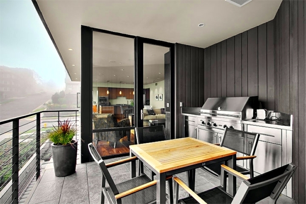 10 Remarkable Ideas For Terrace Kitchen bbq on the balcony or in the garden coal gas or electric 6 163 10 Remarkable Ideas For Terrace Kitchen