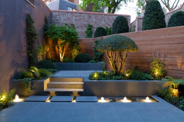 17 Inspiring Backyard Lighting Ideas contemporary landscape 634x423 17 Inspiring Backyard Lighting Ideas