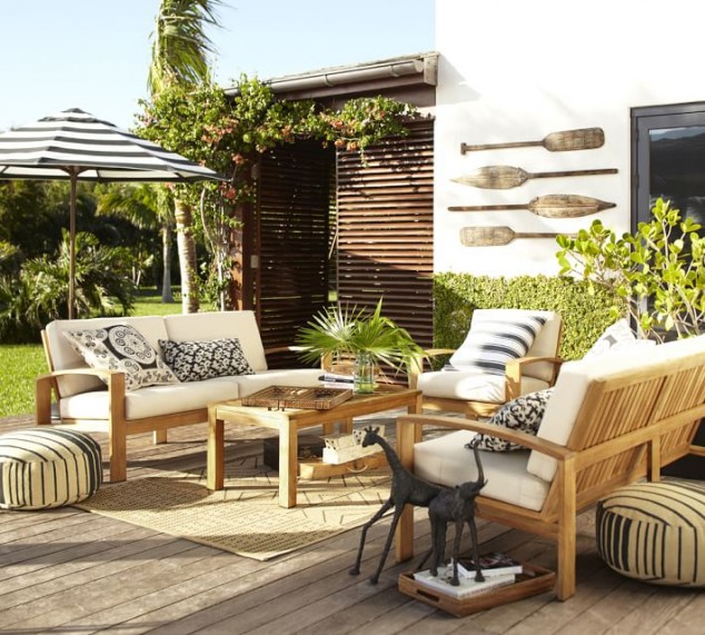 14 Comfy Seating Areas For Outdoors elsa mosaic indoor outdoor pillow o 634x571 14 Comfy Seating Areas For Outdoors